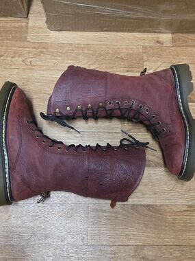Dr Martens Aleina Foldover Boots Size 7 Women's